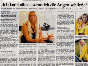 Presseartikel Montagsmädchen in der Bildzeitung